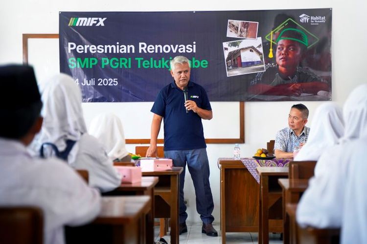 MIFX Renovasi SMP PGRI Telukjambe, Dorong Akses Pendidikan yang Lebih Layak