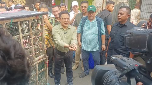 Blusukan ke Glodok, Cak Imin Lepas 99 Burung hingga Belanja Alpukat