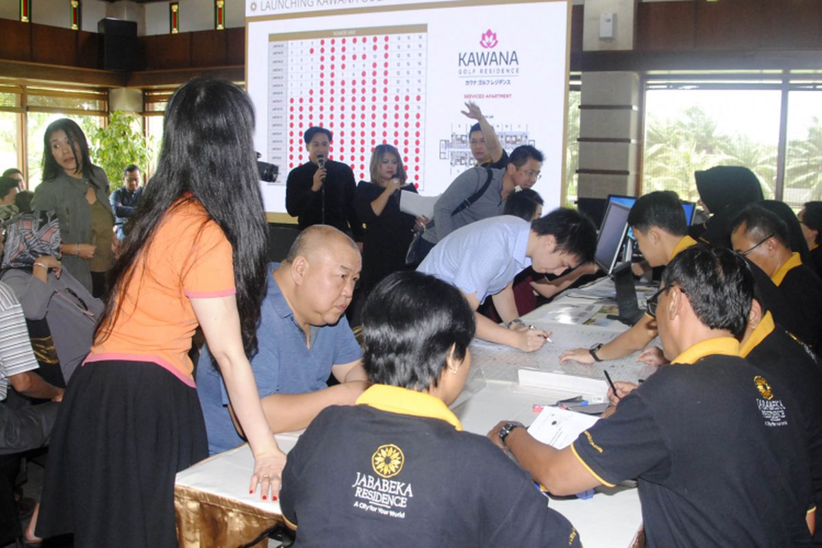 Jababeka Residence meluncurkan Kawana Golf Residence tahap II di Jababeka Golf & Country Club, Cikarang, Minggu (11/3/2018). 
