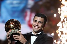 Daftar Lengkap Peraih Penghargaan Ballon d'Or 2024: Rodri Pemain Terbaik