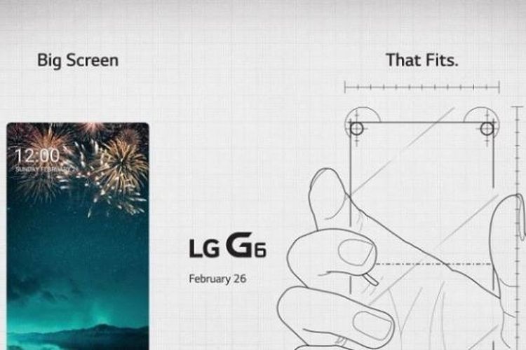 LG sebar undangan peluncuran G6