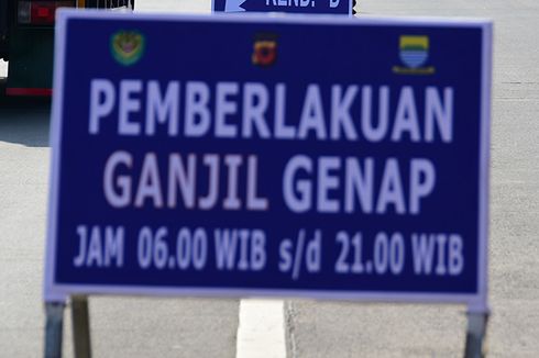 Ingat, Ganjil Genap di 13 Ruas Jalan Jakarta Masih Berlaku