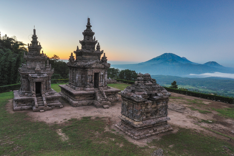 Candi Gedong Songo, salah satu destinasi favorit di Kabupaten Semarang, Jawa Tengah.