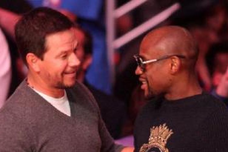 Mark Wahlberg dan Floyd Mayweather Jr