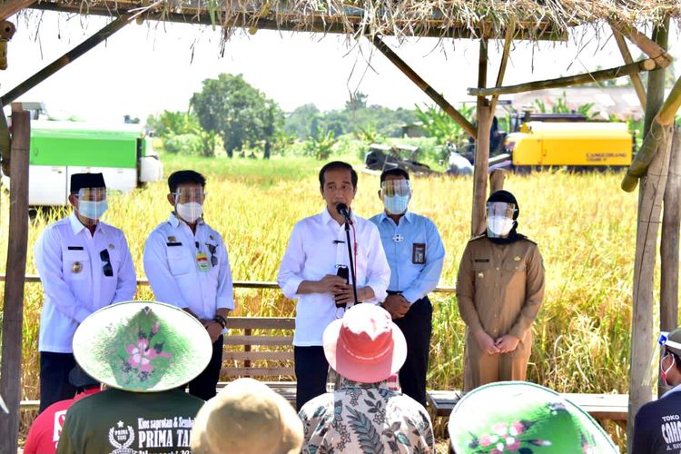 Presiden Jokowi di Indramayu