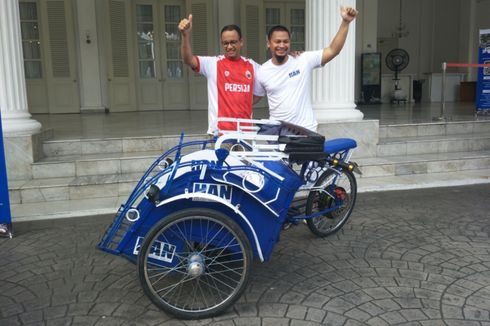 Anies Akan Pajang Becak Listrik dari Putra Amien Rais di Balai Kota