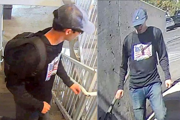 Kombinasi gambar yang dirilis oleh FBI pada 11 September 2025 ini menampilkan foto Tyler Robinson, orang yang dicurigai menembak mati politisi muda Charlie Kirk pada 10 September 2025, di Universitas Utah Valley di Orem, Utah, Amerika Serikat.