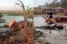 Evakuasi Korban Tenggelam di Embung, Ekskavator Terguling dan Ikut Tenggelam