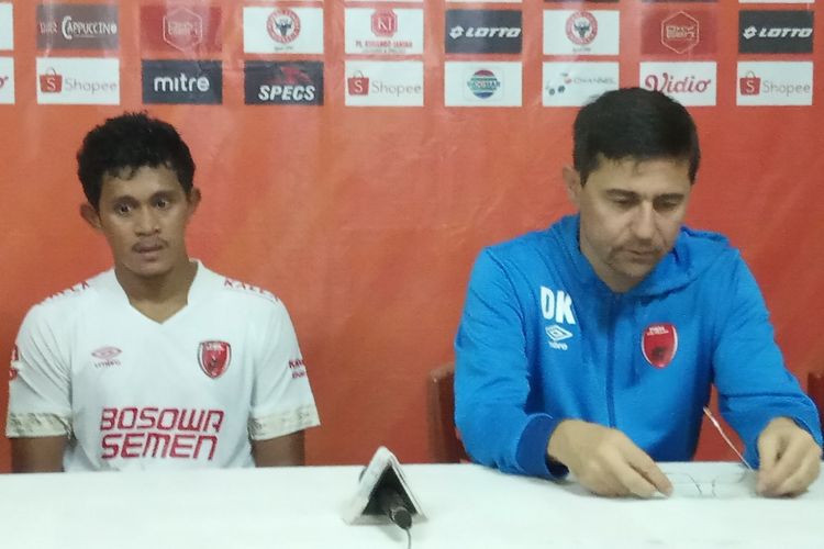 Tim PSM Makasar jumpa pers usai lawan Semen Padang