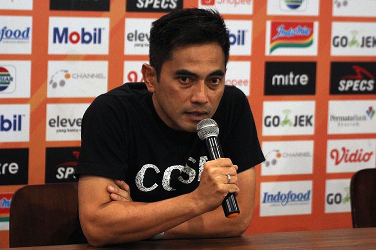 Pelatih PSS Sleman, Seto Nurdiantoro. (KOMPAS.com/SEPTIAN NUGRAHA)