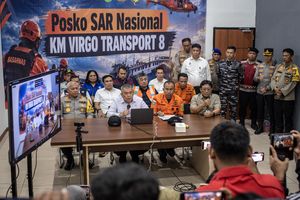 130 Penumpang Virgo Transport 8 Masih Dicari, Basarnas Lanjutkan Pencarian