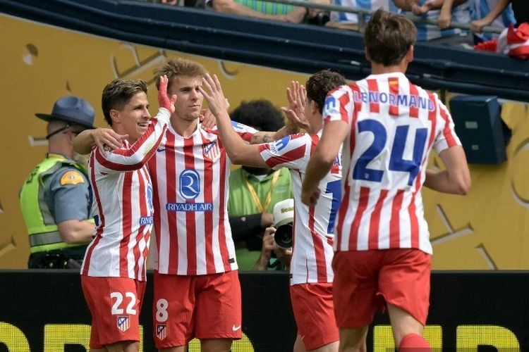 Hasil Seattle Sounders VS Atletico Madrid 1-3: Lemparan ala Arhan Picu Gol, Atleti Menang