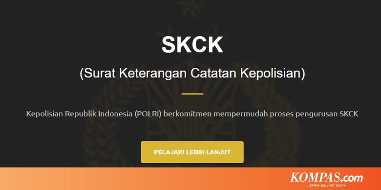 SKCK Online untuk Daftar CPNS 2019, Ini Cara Membuatnya