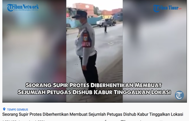 Video seorang sopir truk yang meluapkan kekesalannya saat dicegat petugas Dinas Perhubungan (Dishub) viral di media sosial.