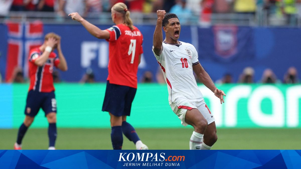 Hasil HT Norwegia Vs Inggris 1-1: Gol Kane Dianulir, Babak Pertama Tanpa Pemenang