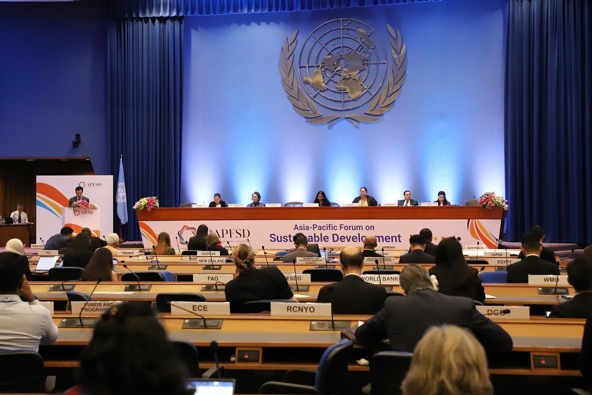 Pembukaan 13th Asia-Pacific Forum on Sustainable Development (APFSD) di Bangkok, Selasa (24/2/2026).