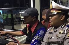 Di Riau, Polisi Dampingi Sopir Bus di Jalur Rawan Kecelakaan