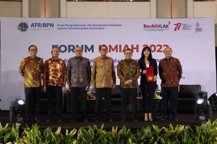 Kementerian ATR/BPN melaksanakan acara Forum Ilmiah 2022 di Hotel Fairmont, Jakarta, Selasa (2/8/2022).

