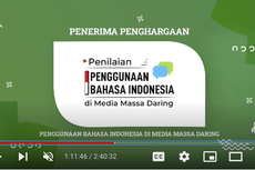 Kompas.com Masuk 10 Media Daring Terbaik dalam Penggunaan Bahasa Indonesia