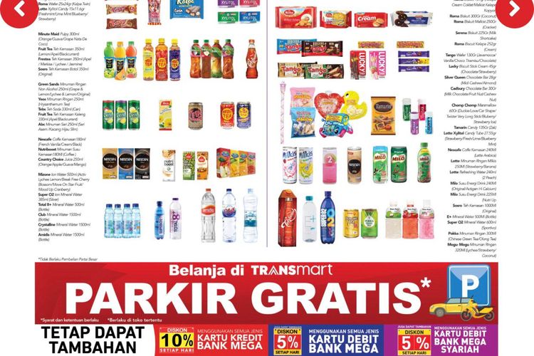 Katalog promo Transmart periode 19-23 November 2021.