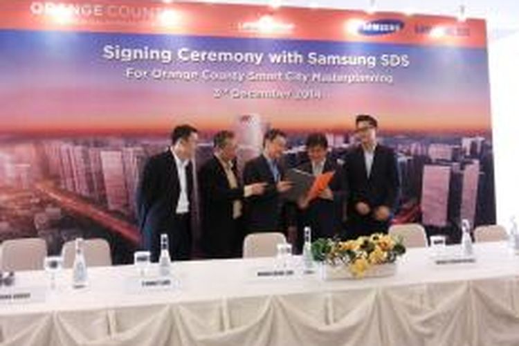 Lippo Group bekerjasama dengan Samsung SDS kembangkan kota pintar.