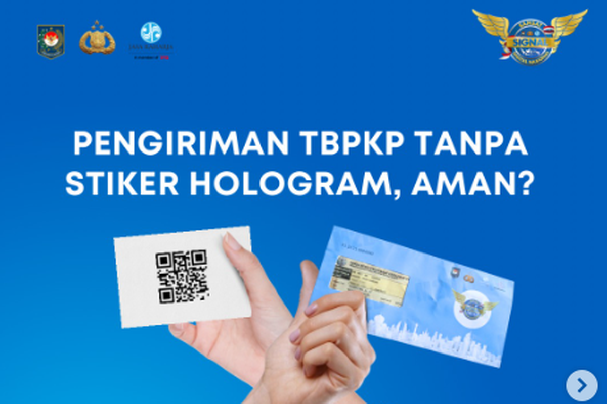 TBPKP tanpa stiker hologram, apakah sah?