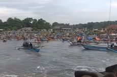 Gelombang Tinggi di Tasikmalaya, 8 Perahu Nelayan Karam