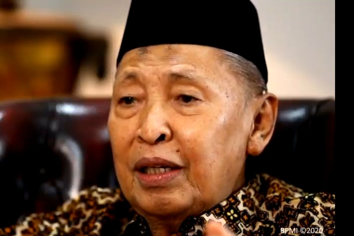 Indonesias 9th Vice President Hamzah Haz. The 80-year was recently hospitalised in Jakarta for organ failure