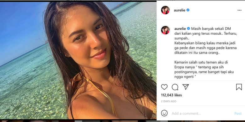 Aurelie Moeremans soroti soal wanita berkulit cokelat yang terjerat stigma tidak cantik