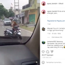 Raja Jalanan, Ibu-ibu Naik Motor Ngobrol di Tengah Jalan