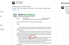 Beredar Surat 679.721 Peserta BPJS Kesehatan Penerima Bantuan di Malang Dinonaktifkan, Ini Kata Dinkes