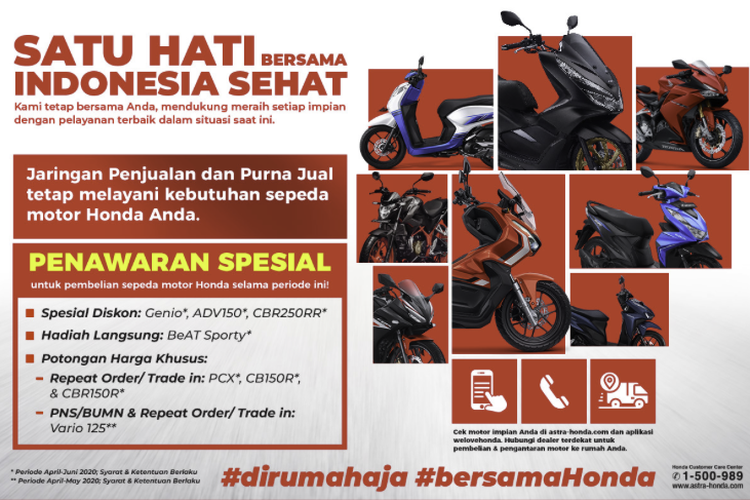 Promo motor Honda