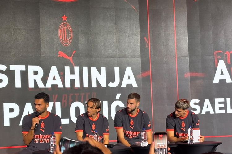 Goncalo Ramos dan Luka Modric Ramaikan Peluncuran Jersey Ketiga AC Milan di Jakarta
