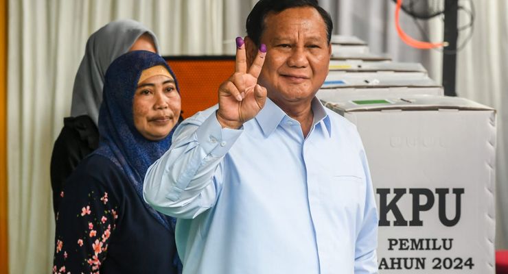 "Quick Count" Litbang Kompas, Prabowo-Gibran Unggul di Hampir Seluruh Provinsi