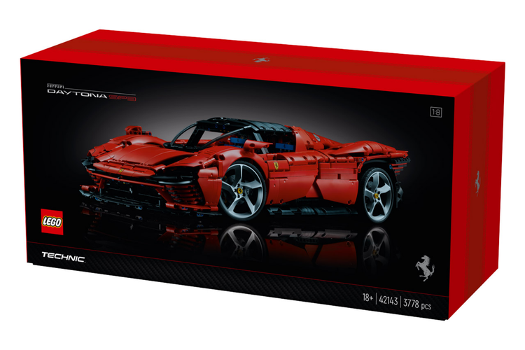 LEGO Technic Ferrari Daytona SP3 dihadirkan dengan detail yang tak kalah dibandingkan aslinya