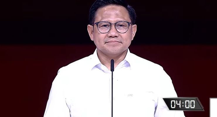 Giliran Pertama, Cak Imin Langsung Singgung Pemilik Lahan 500.000 Hektare di Debat Cawapres ke-2