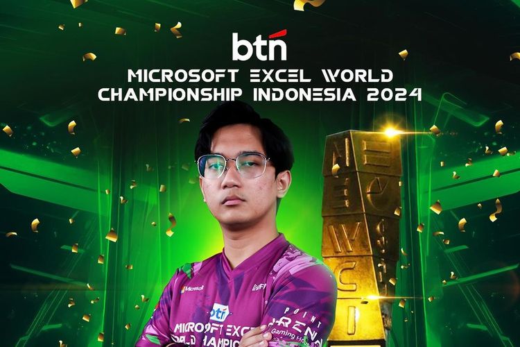 Juara BTN Microsoft Excel World Championship Indonesia 2024.