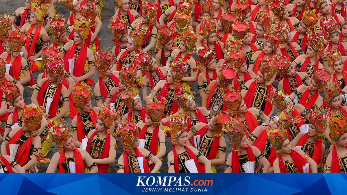 Gandrung Sewu Banyuwangi Kian Diminati, 200 Penari dari Luar Daerah Ikut Ambil Bagian