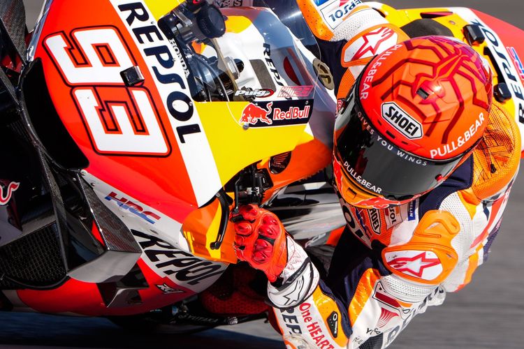 Marc Marquez di Sirkuit Portimao