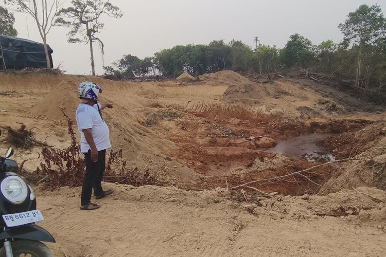 Polisi Cek Dugaan Tambang Ilegal di Hutan Lindung Berhala Babel, Temukan Bekas Galian
