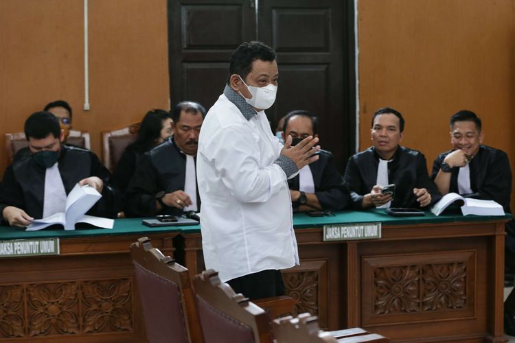 Terdakwa kasus pembunuhan berencana Brigadir J atau Nofriansyah Yosua Hutabarat, Kuat Ma'ruf menjalani persidangan di Pengadilan Negeri Jakarta Selatan, Senin (16/1/2022). Agenda sidang kali ini pembacaan tuntutan oleh Jaksa Penuntut Umum.