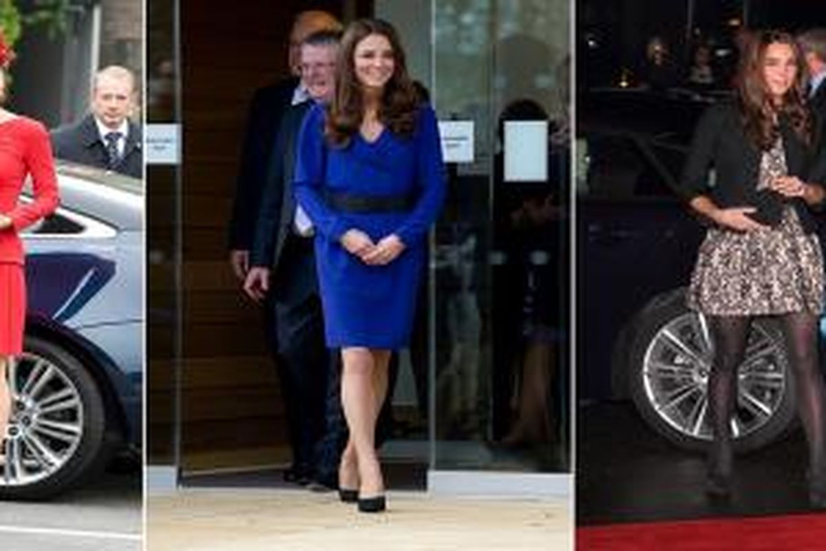 Kate Middleton dalam balutan berbagai busana yang menciptakan tren