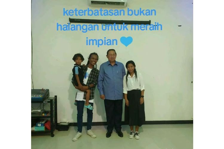 Potret Kukuh Haryanto saat bertemu SBY
