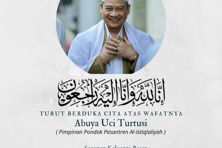 Gubernur Banten Wahidin Halim menyampaikan bela sungkawa atas meninggalnya kyai kharismatik Abuya Uci dari Cilongok, Tangerang.