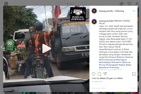 Viral di Medsos, Dua Pemalak Sopir Angkot di Depok Ditangkap Polisi