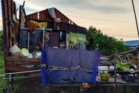Hujan Deras Disertai Angin Kencang Rusak 224 Rumah di Banjar Kalsel