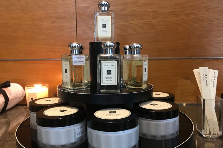 Koleksi body cream dan cologne dari Jo Malone.