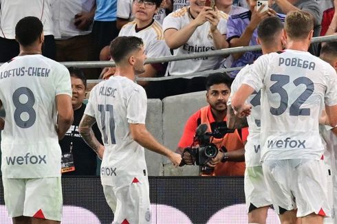 Hasil Genoa Vs AC Milan 0-1: Dua Kartu Merah, Giroud Kiper, Pulisic Pembeda
