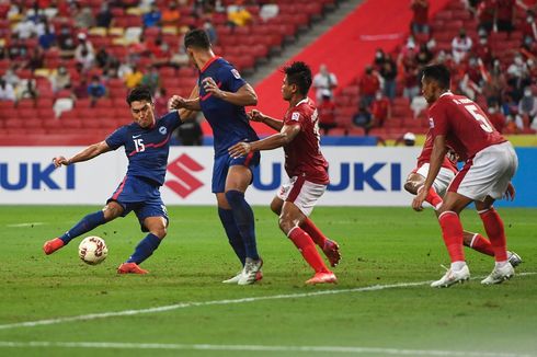 Indonesia Vs Singapura: Kans Rizky Ridho Digagalkan Mistar Gawang, Skor Masih Imbang 1-1