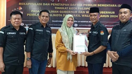 KPU Kota Palopo Tetapkan DPS Pilkada 2024, Ada 125.621 Pemilih